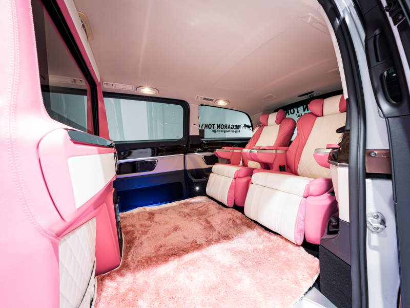 メルセデスベンツ Vクラス V220d AVG ロング レーダーP マイバッハ仕様 エグセクティブシート TVモニター付パーテーション パノラマSR 4人乗り 2年保証付