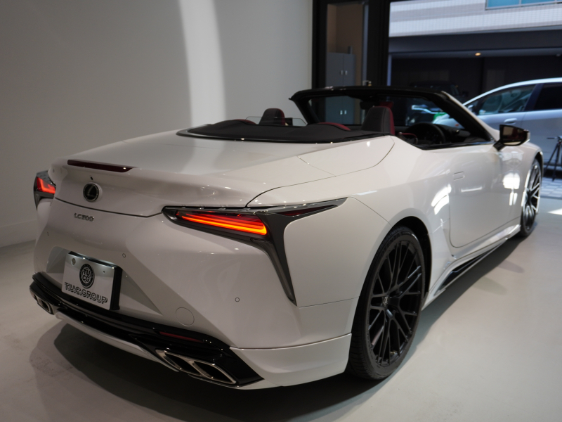 レクサス LC 500 Convertible　1ｵｰﾅｰ ﾏｰｸﾚﾋﾞﾝｿﾝ LexusSafetySystem+ 専用ｾﾐｱﾆﾘﾝﾚｻﾞｰｼｰﾄ ﾌﾚｱﾚｯﾄﾞｲﾝﾃﾘｱ ﾓﾃﾞﾘｽﾀｴｱﾛ&TRD21ｲﾝﾁAW　新車保証