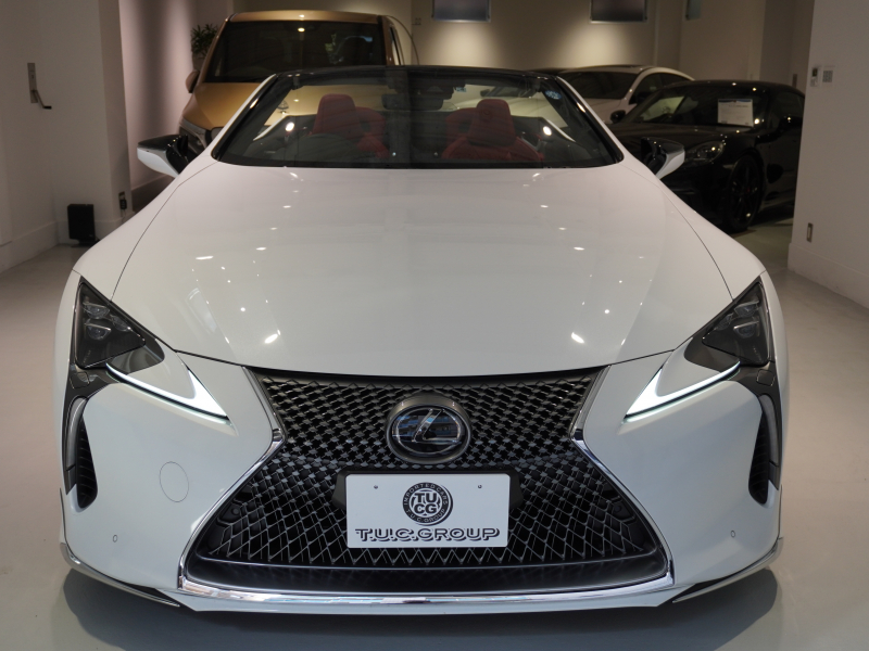レクサス LC 500 Convertible　1ｵｰﾅｰ ﾏｰｸﾚﾋﾞﾝｿﾝ LexusSafetySystem+ 専用ｾﾐｱﾆﾘﾝﾚｻﾞｰｼｰﾄ ﾌﾚｱﾚｯﾄﾞｲﾝﾃﾘｱ ﾓﾃﾞﾘｽﾀｴｱﾛ&TRD21ｲﾝﾁAW　新車保証