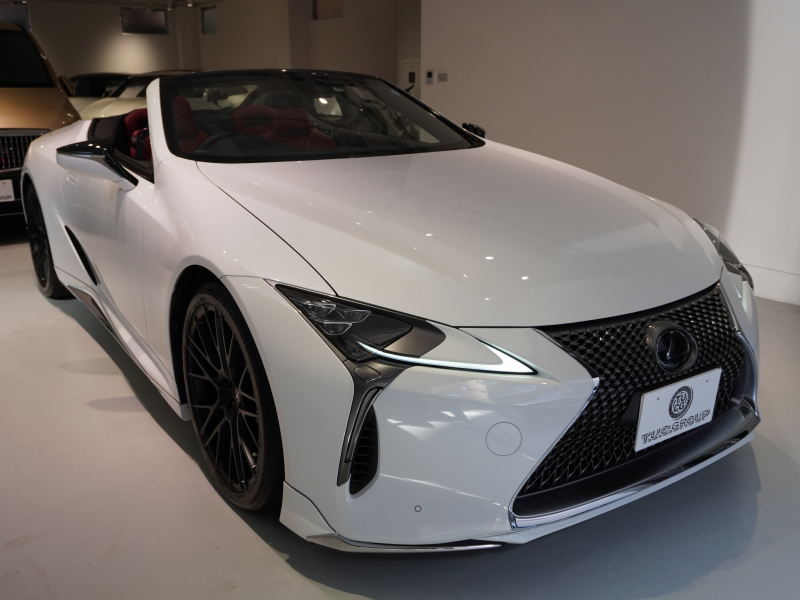 レクサス LC 500 Convertible　1ｵｰﾅｰ ﾏｰｸﾚﾋﾞﾝｿﾝ LexusSafetySystem+ 専用ｾﾐｱﾆﾘﾝﾚｻﾞｰｼｰﾄ ﾌﾚｱﾚｯﾄﾞｲﾝﾃﾘｱ ﾓﾃﾞﾘｽﾀｴｱﾛ&TRD21ｲﾝﾁAW　新車保証
