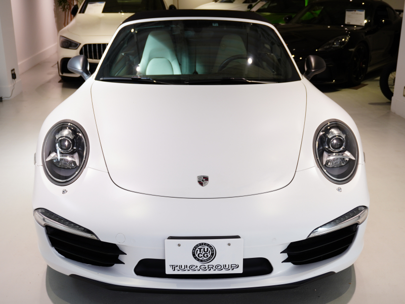 ポルシェ 911(Type991) ｶﾚﾗSｶﾌﾞﾘｵﾚ　MY13 ｸﾞﾚｰ革 ﾍﾞﾝﾁﾚｰﾀｰ ｶﾛｯﾂｪﾘｱSDﾅﾋﾞ BOSEｻｳﾝﾄﾞ PASM ﾊﾟﾜｸﾗﾏﾌﾗｰ ﾌﾙﾗｯﾋﾟﾝｸﾞ　2年保証付