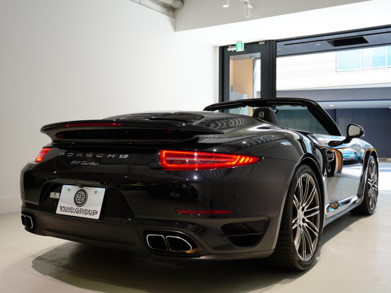 ポルシェ 911(Type991) ﾀｰﾎﾞｶﾌﾞﾘｵﾚ ｽﾎﾟｰﾂｸﾛﾉPKG　正規D車 左H ﾌﾙﾚｻﾞｰｲﾝﾃﾘｱ 黒革 ﾅﾋﾞTV BOSEｻｳﾝﾄﾞ PASM 20ｲﾝﾁAW　2年保証付