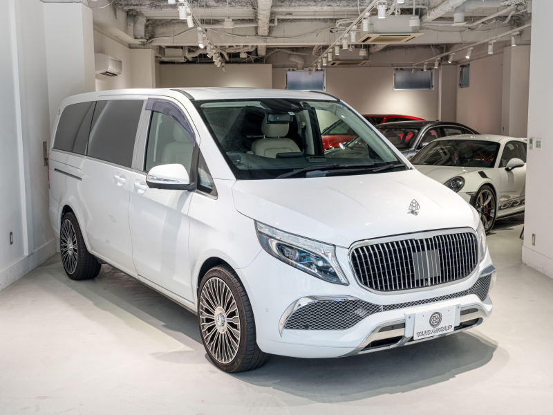 メルセデスベンツ Vクラス V220d AVG ﾛﾝｸﾞ ﾚｰﾀﾞｰP　ﾏｲﾊﾞｯﾊ仕様 ｴｸﾞｾｸﾃｨﾌﾞｼｰﾄ TVﾓﾆﾀｰ付ﾊﾟｰﾃｰｼｮﾝ 4人乗り　2年保証付