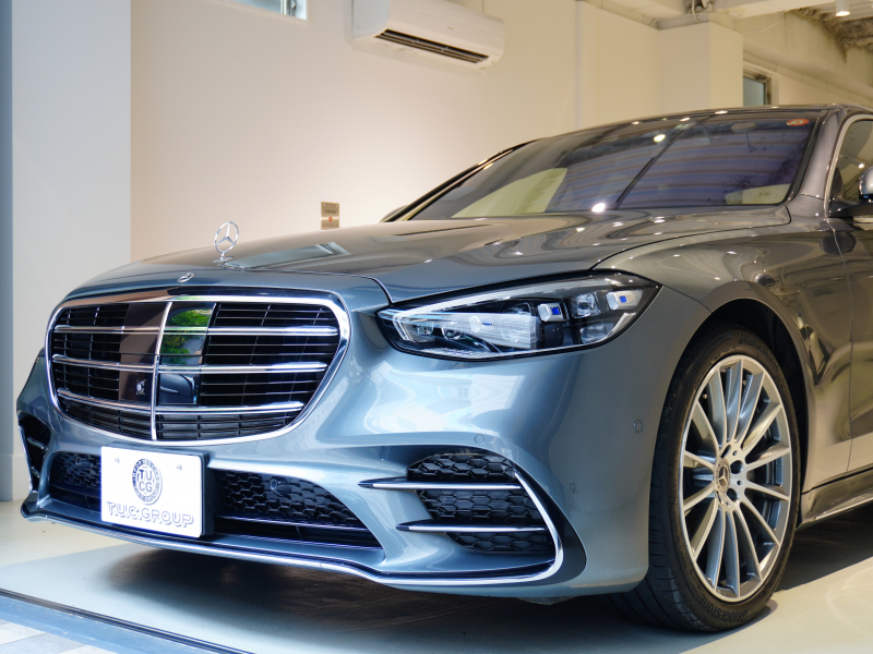 メルセデスベンツ Sクラス S400d 4MATIC AMGﾗｲﾝ ﾚｻﾞｰEX　1ｵﾅ ﾅｯﾊﾟ革 ﾊﾟﾉﾗﾏﾙｰﾌ 12.8ｲﾝﾁ有機ELﾃﾞｨｽﾌﾟﾚｲ ｳｫｰﾑｺﾝﾌｫｰﾄPKG ｴｱｻｽ　新車保証付