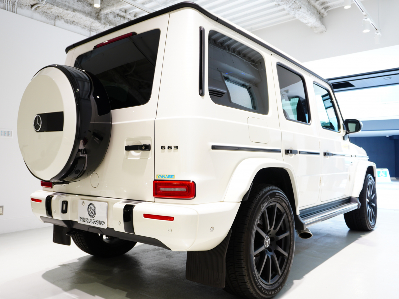 AMG Gクラス G63 AMGﾚｻﾞｰｴｸｽｸﾙｰｼﾌﾞPKG　正規D車 1ｵｰﾅｰ 左H Meｺﾈｸﾄ 黒革 ｻﾝﾙｰﾌ 純正ﾅﾋﾞTV Burmester AMGﾊﾟﾌｫｰﾏﾝｽEX AMG20ｲﾝﾁAW Fﾀﾞｳﾝﾓﾆﾀｰ OPｶﾗｰ ﾅｲﾄPKGﾙｯｸﾗｯﾋﾟﾝｸﾞ　2年保証