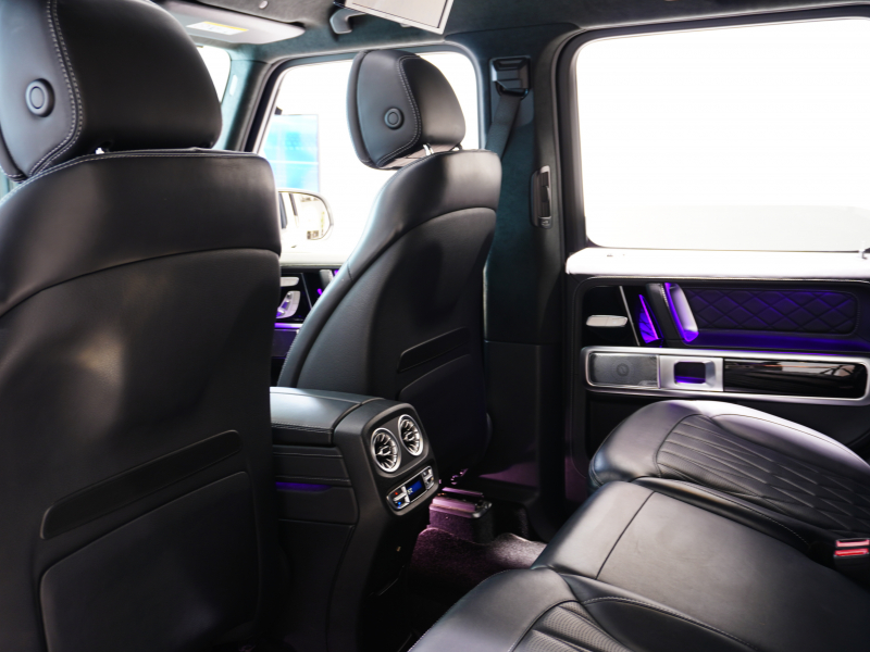 AMG Gクラス G63 AMGﾚｻﾞｰｴｸｽｸﾙｰｼﾌﾞPKG　正規D車 1ｵｰﾅｰ 左H Meｺﾈｸﾄ 黒革 ｻﾝﾙｰﾌ 純正ﾅﾋﾞTV Burmester AMGﾊﾟﾌｫｰﾏﾝｽEX AMG20ｲﾝﾁAW Fﾀﾞｳﾝﾓﾆﾀｰ OPｶﾗｰ ﾅｲﾄPKGﾙｯｸﾗｯﾋﾟﾝｸﾞ　2年保証