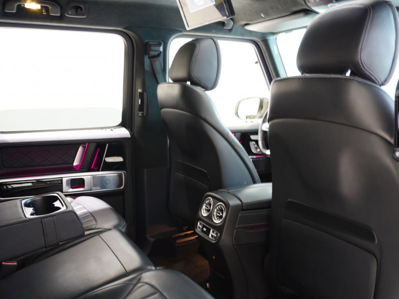 AMG Gクラス G63 AMGﾚｻﾞｰｴｸｽｸﾙｰｼﾌﾞPKG　正規D車 1ｵｰﾅｰ 左H Meｺﾈｸﾄ 黒革 ｻﾝﾙｰﾌ 純正ﾅﾋﾞTV Burmester AMGﾊﾟﾌｫｰﾏﾝｽEX AMG20ｲﾝﾁAW Fﾀﾞｳﾝﾓﾆﾀｰ OPｶﾗｰ ﾅｲﾄPKGﾙｯｸﾗｯﾋﾟﾝｸﾞ　2年保証