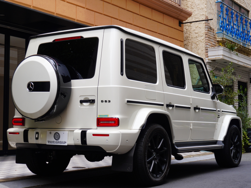 AMG Gクラス G63 AMGﾚｻﾞｰｴｸｽｸﾙｰｼﾌﾞPKG　正規D車 1ｵｰﾅｰ 左H Meｺﾈｸﾄ 黒革 ｻﾝﾙｰﾌ 純正ﾅﾋﾞTV Burmester AMGﾊﾟﾌｫｰﾏﾝｽEX AMG20ｲﾝﾁAW Fﾀﾞｳﾝﾓﾆﾀｰ OPｶﾗｰ ﾅｲﾄPKGﾙｯｸﾗｯﾋﾟﾝｸﾞ　2年保証