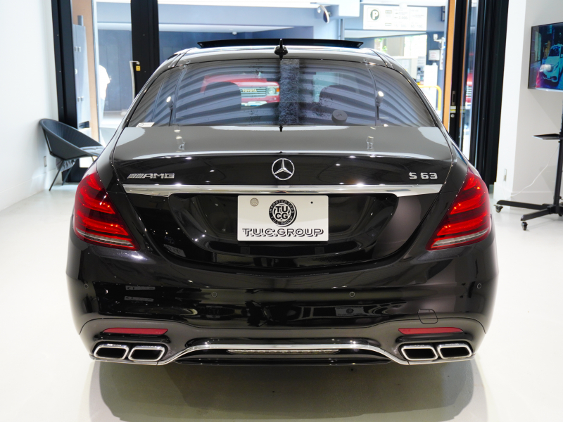 AMG Sクラス S63 long AMGﾀﾞｲﾅﾐｯｸ&ﾚｰﾀﾞｰPKG　後期ﾓﾃﾞﾙ 右H MEｺﾈ 黒革 ﾊﾟﾉﾗﾏSR ﾅﾋﾞTV ﾌﾙｾｸﾞ CarPlay HUD ﾍﾞﾝﾁﾚｰﾀｰ　2年保証付