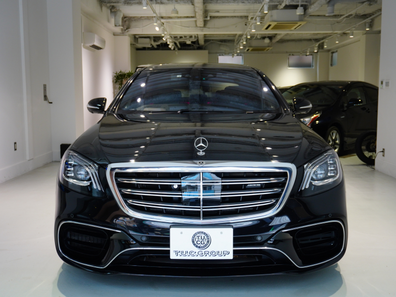 AMG Sクラス S63 long AMGﾀﾞｲﾅﾐｯｸ&ﾚｰﾀﾞｰPKG　後期ﾓﾃﾞﾙ 右H MEｺﾈ 黒革 ﾊﾟﾉﾗﾏSR ﾅﾋﾞTV ﾌﾙｾｸﾞ CarPlay HUD ﾍﾞﾝﾁﾚｰﾀｰ　2年保証付