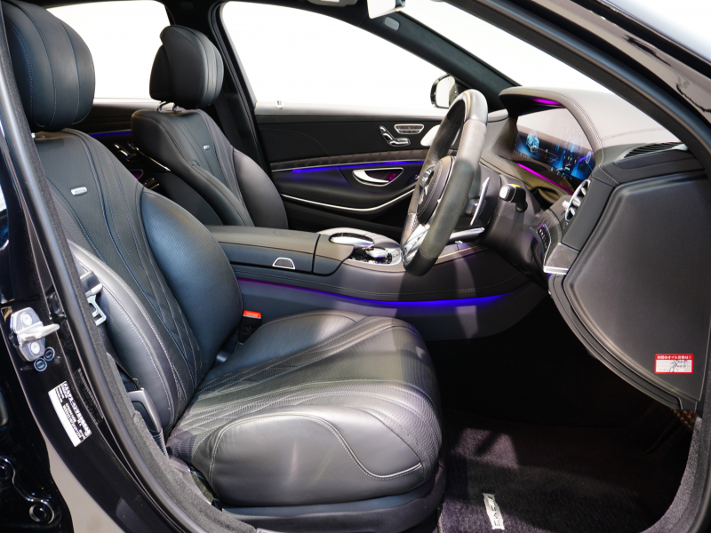 AMG Sクラス S63 long AMGﾀﾞｲﾅﾐｯｸ&ﾚｰﾀﾞｰPKG　後期ﾓﾃﾞﾙ 右H MEｺﾈ 黒革 ﾊﾟﾉﾗﾏSR ﾅﾋﾞTV ﾌﾙｾｸﾞ CarPlay HUD ﾍﾞﾝﾁﾚｰﾀｰ　2年保証付