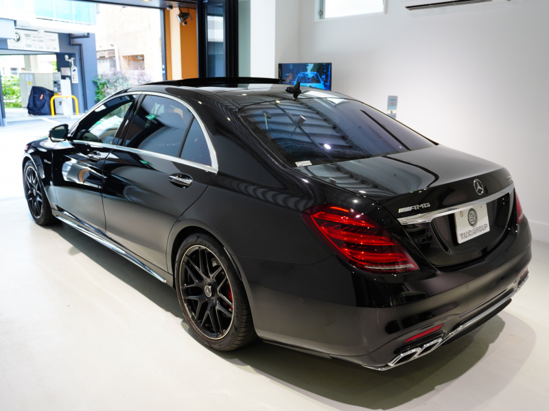 AMG Sクラス S63 long AMGﾀﾞｲﾅﾐｯｸ&ﾚｰﾀﾞｰPKG　後期ﾓﾃﾞﾙ 右H MEｺﾈ 黒革 ﾊﾟﾉﾗﾏSR ﾅﾋﾞTV ﾌﾙｾｸﾞ CarPlay HUD ﾍﾞﾝﾁﾚｰﾀｰ　2年保証付