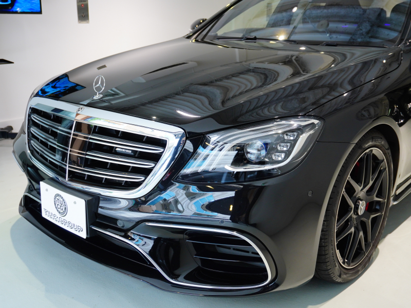 AMG Sクラス S63 long AMGﾀﾞｲﾅﾐｯｸ&ﾚｰﾀﾞｰPKG　後期ﾓﾃﾞﾙ 右H MEｺﾈ 黒革 ﾊﾟﾉﾗﾏSR ﾅﾋﾞTV ﾌﾙｾｸﾞ CarPlay HUD ﾍﾞﾝﾁﾚｰﾀｰ　2年保証付
