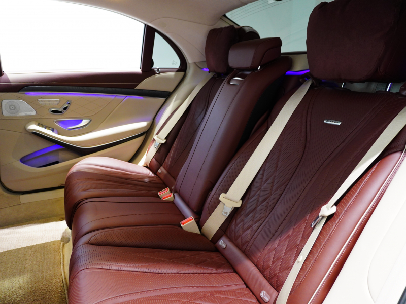 AMG Sクラス S63 4MATIC+ ロング AMGダイナミック&レーダーP 左H ブラウン&ベージュインテリア パノラマR HDDナビTV  エアサス AMG20インチAW 2年保証付