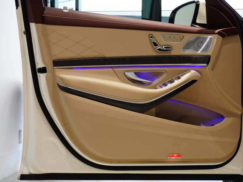 AMG Sクラス S63 4MATIC+ ロング AMGダイナミック&レーダーP 左H ブラウン&ベージュインテリア パノラマR HDDナビTV  エアサス AMG20インチAW 2年保証付