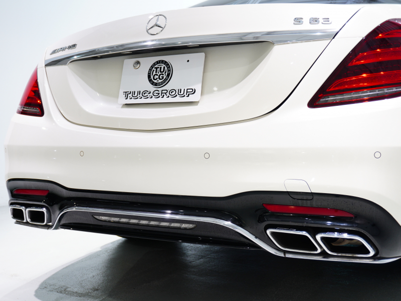 AMG Sクラス S63 4MATIC+ ロング AMGダイナミック&レーダーP 左H ブラウン&ベージュインテリア パノラマR HDDナビTV  エアサス AMG20インチAW 2年保証付