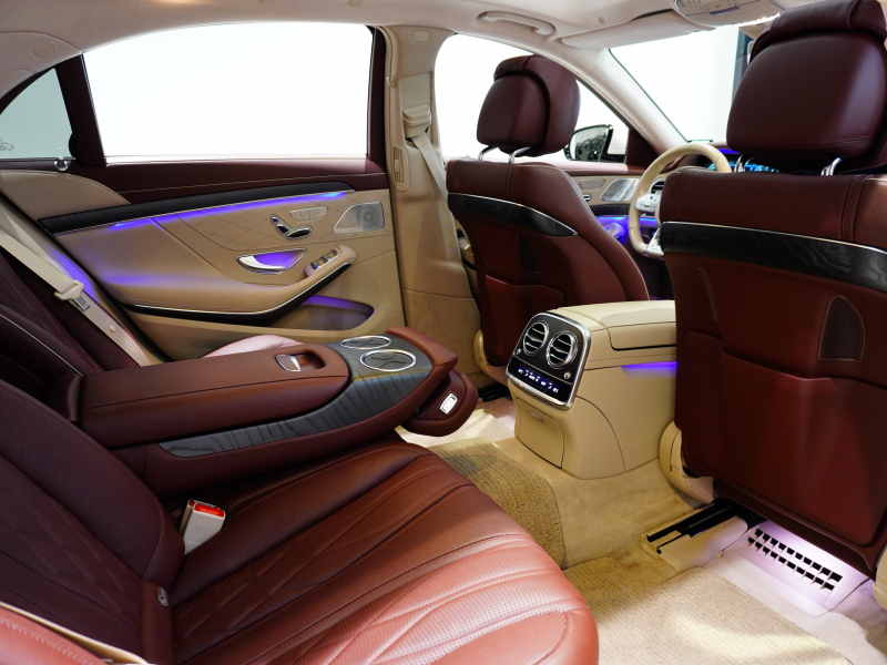 AMG Sクラス S63 4MATIC+ ロング AMGダイナミック&レーダーP 左H ブラウン&ベージュインテリア パノラマR HDDナビTV  エアサス AMG20インチAW 2年保証付