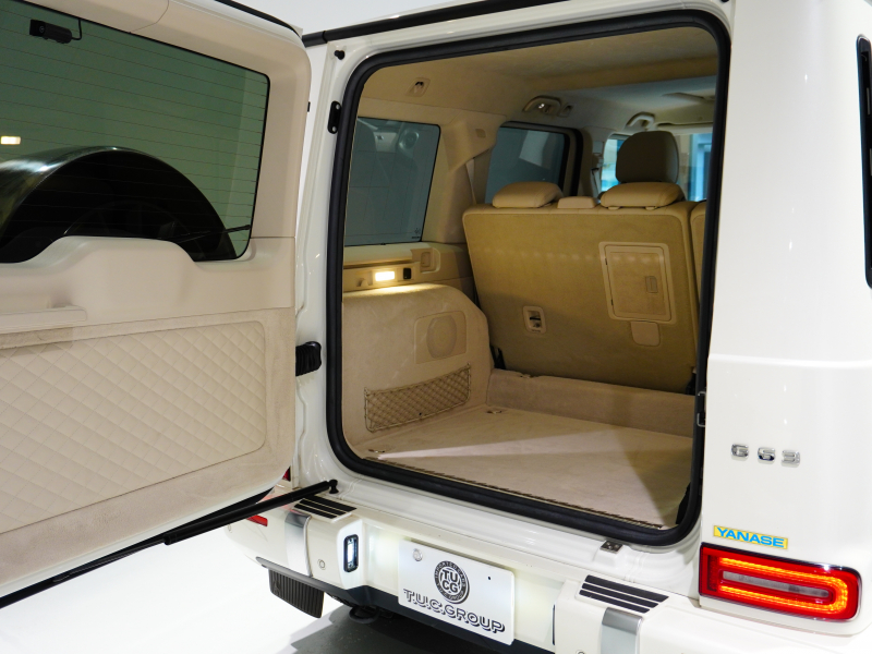 AMG Gクラス G63 AMGﾚｻﾞｰｴｸｽｸﾙｰｼﾌﾞPKG　正規D車 1ｵｰﾅｰ 左H Meｺﾈｸﾄ ﾍﾞｰｼﾞｭ革 ｻﾝﾙｰﾌ 純正ﾅﾋﾞTV Burmester AMGﾊﾟﾌｫｰﾏﾝｽEX AMG20ｲﾝﾁAW OPｶﾗｰ　2年保証