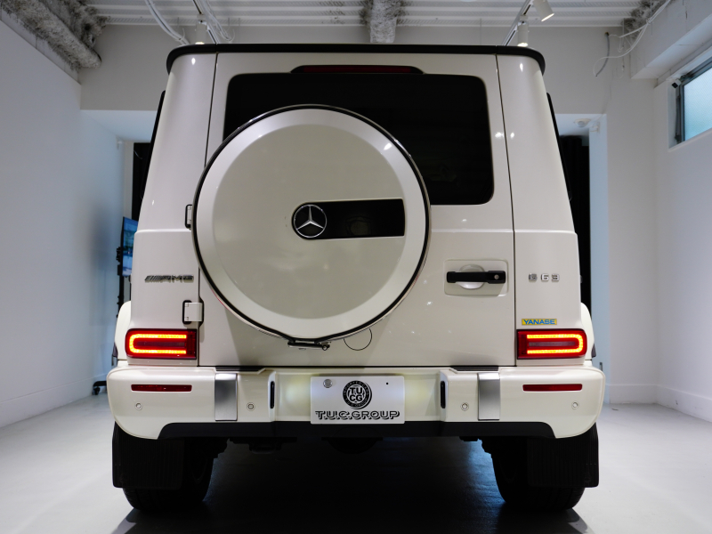 AMG Gクラス G63 AMGﾚｻﾞｰｴｸｽｸﾙｰｼﾌﾞPKG　正規D車 1ｵｰﾅｰ 左H Meｺﾈｸﾄ ﾍﾞｰｼﾞｭ革 ｻﾝﾙｰﾌ 純正ﾅﾋﾞTV Burmester AMGﾊﾟﾌｫｰﾏﾝｽEX AMG20ｲﾝﾁAW OPｶﾗｰ　2年保証