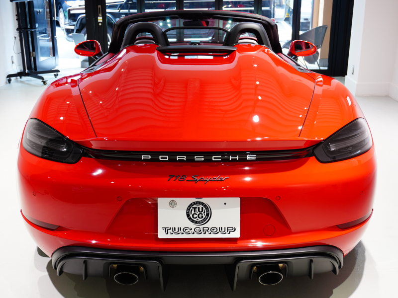 ポルシェ 718スパイダー PDK 正規D車 ｽﾊﾟｲﾀﾞｰｸﾗｼｯｸｲﾝﾃﾘｱ 18Wayｽﾎﾟｰﾂｼｰﾄ PCMﾅﾋﾞ Bｶﾒﾗ PASM ｽﾎﾟｴｸﾞ 20ｲﾝﾁ718ｽﾊﾟｲﾀﾞｰAW 新車保証付
