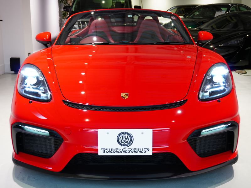 ポルシェ 718スパイダー PDK 正規D車 ｽﾊﾟｲﾀﾞｰｸﾗｼｯｸｲﾝﾃﾘｱ 18Wayｽﾎﾟｰﾂｼｰﾄ PCMﾅﾋﾞ Bｶﾒﾗ PASM ｽﾎﾟｴｸﾞ 20ｲﾝﾁ718ｽﾊﾟｲﾀﾞｰAW 新車保証付