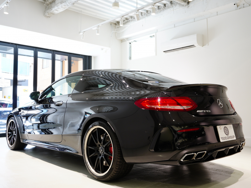 AMG Cクラス C63S クーペ Edition1 レーダーSP 特別仕様車 510ps 左H 専用ナッパシート ナビTV ブルメスター ハンズフリーA パフォーマンスEX パフォーマンスステアリング 専用イエローステッチインテリア 専用19/20AW