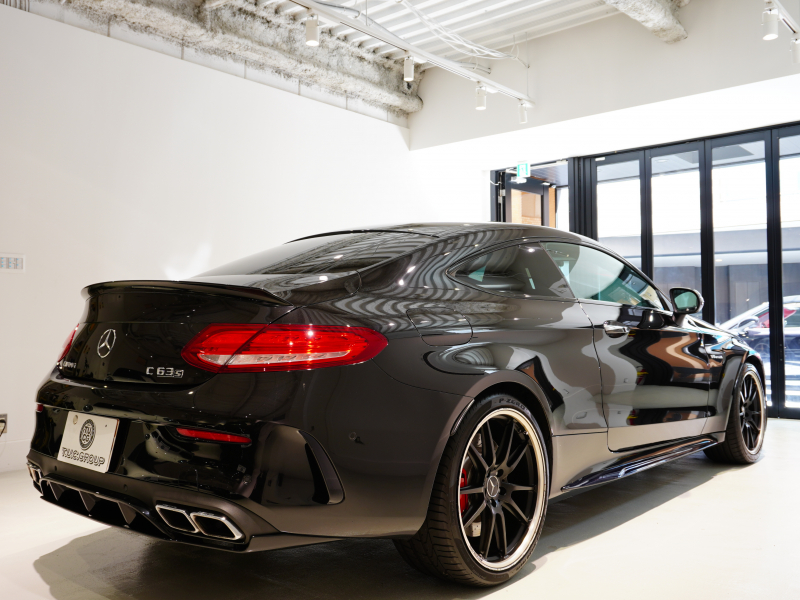 AMG Cクラス C63S クーペ Edition1 レーダーSP 特別仕様車 510ps 左H 専用ナッパシート ナビTV ブルメスター ハンズフリーA パフォーマンスEX パフォーマンスステアリング 専用イエローステッチインテリア 専用19/20AW