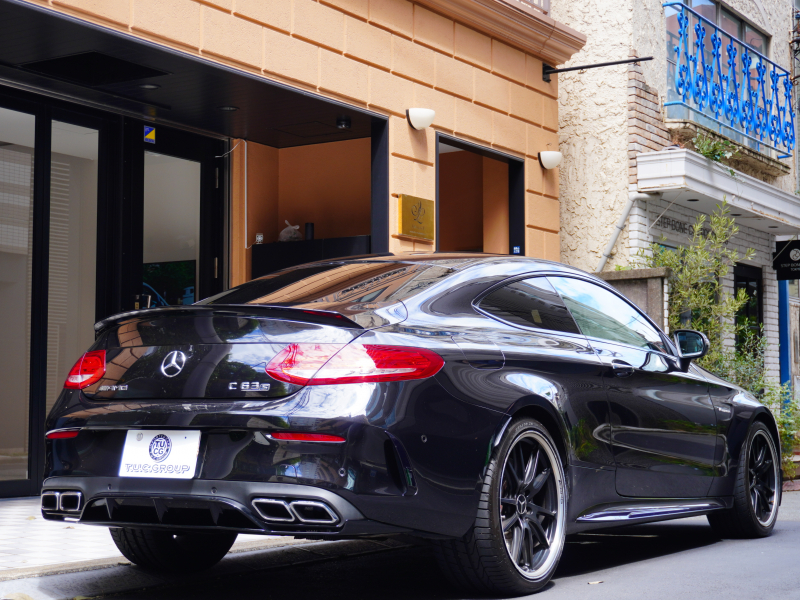 AMG Cクラス C63S クーペ Edition1 レーダーSP 特別仕様車 510ps 左H 専用ナッパシート ナビTV ブルメスター ハンズフリーA パフォーマンスEX パフォーマンスステアリング 専用イエローステッチインテリア 専用19/20AW