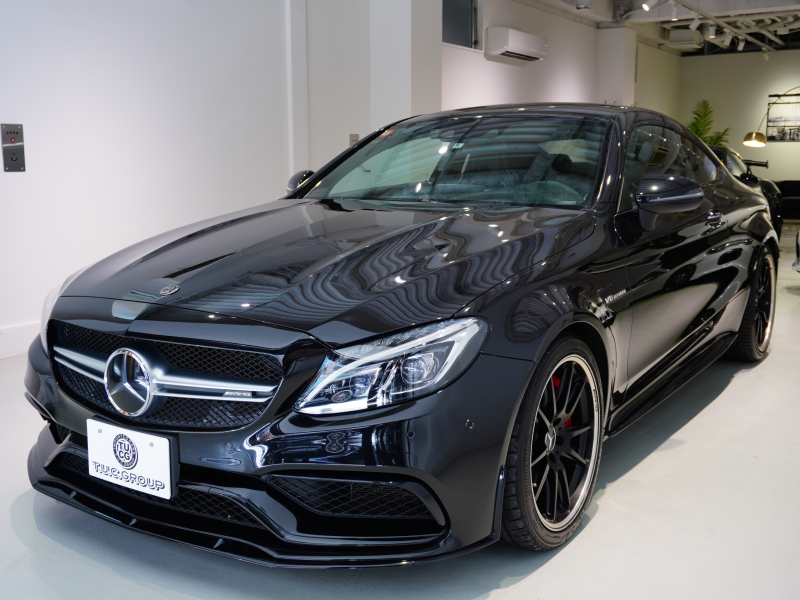 AMG Cクラス C63S クーペ Edition1 レーダーSP 特別仕様車 510ps 左H 専用ナッパシート ナビTV ブルメスター ハンズフリーA パフォーマンスEX パフォーマンスステアリング 専用イエローステッチインテリア 専用19/20AW