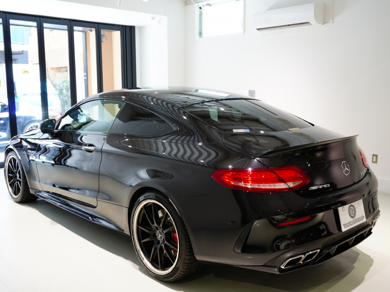 AMG Cクラス C63S クーペ Edition1 レーダーSP 特別仕様車 510ps 左H 専用ナッパシート ナビTV ブルメスター ハンズフリーA パフォーマンスEX パフォーマンスステアリング 専用イエローステッチインテリア 専用19/20AW