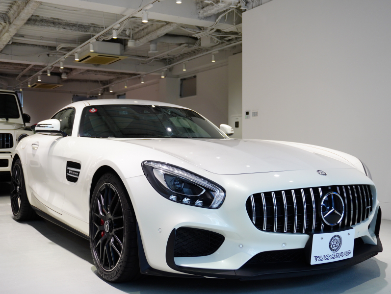 AMG GTS 130th Anniversary Edition　特別仕様車 左ﾊﾝﾄﾞﾙ 専用ｴｱﾛ&ﾊﾟﾌｫｰﾏﾝｽｼｰﾄ 純正ﾅﾋﾞTV Burmester Bｶﾒﾗ LEDﾗｲﾄ ﾏｯﾄﾌﾞﾗｯｸ19&20ｲﾝﾁAW　2年保証