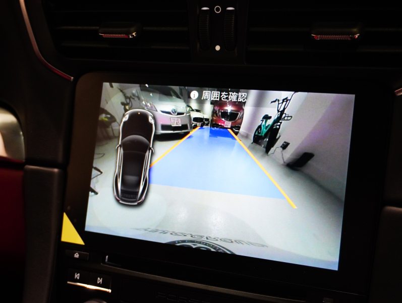 ポルシェ 911(Type991.2) ｶﾚﾗ4 ｽﾎﾟｰﾂｸﾛﾉPKG　右H ﾌﾙﾚｻﾞｰﾂｰﾄﾝｲﾝﾃﾘｱ 赤革 純正PCMﾅﾋﾞ CarPlay Bｶﾒﾗ ﾊﾟｰｸｱｼｽﾄ ｶﾚﾗS20AW　2年保証付