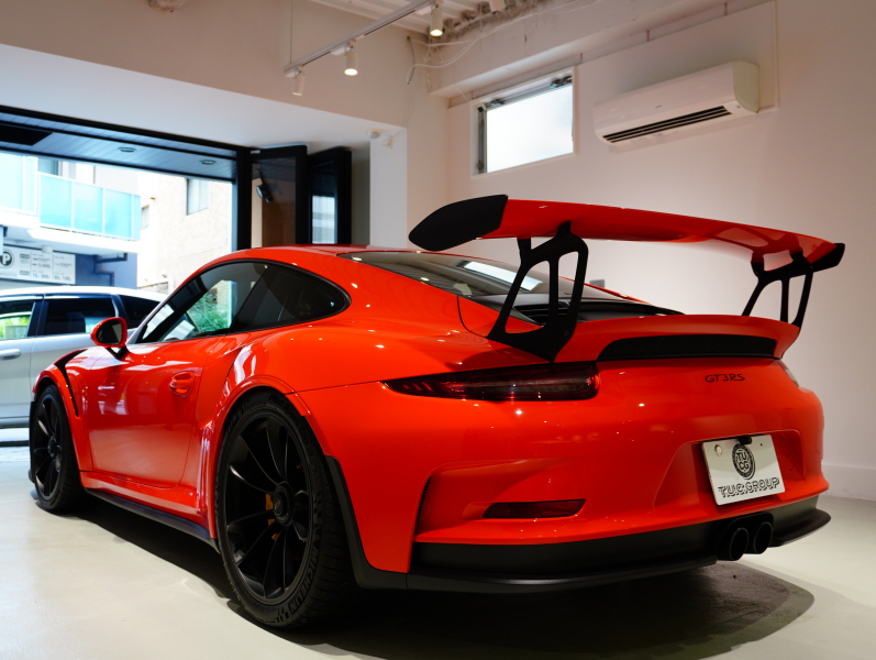 ポルシェ 911(Type991.1) GT3 RS　正規D車 左H ｽﾎﾟｰﾂｸﾛﾉ ｶｰﾎﾞﾝﾊﾞｹｯﾄ ｶｰﾎﾞﾝ&ﾌﾙﾚｻﾞｰｲﾝﾃﾘｱ PCCB Fﾘﾌﾀｰ ｽﾎﾟｴｸﾞ ﾅﾋﾞTV OPｶﾗｰ　2年保証付