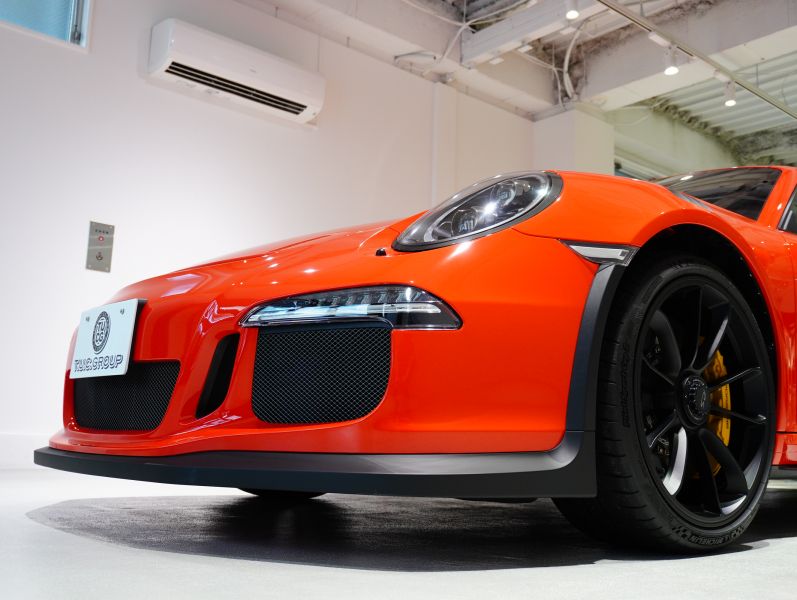 ポルシェ 911(Type991.1) GT3 RS　正規D車 左H ｽﾎﾟｰﾂｸﾛﾉ ｶｰﾎﾞﾝﾊﾞｹｯﾄ ｶｰﾎﾞﾝ&ﾌﾙﾚｻﾞｰｲﾝﾃﾘｱ PCCB Fﾘﾌﾀｰ ｽﾎﾟｴｸﾞ ﾅﾋﾞTV OPｶﾗｰ　2年保証付