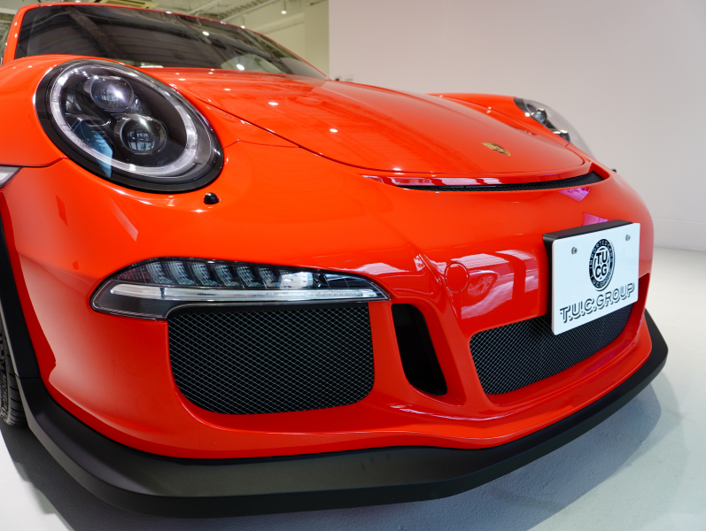ポルシェ 911(Type991.1) GT3 RS　正規D車 左H ｽﾎﾟｰﾂｸﾛﾉ ｶｰﾎﾞﾝﾊﾞｹｯﾄ ｶｰﾎﾞﾝ&ﾌﾙﾚｻﾞｰｲﾝﾃﾘｱ PCCB Fﾘﾌﾀｰ ｽﾎﾟｴｸﾞ ﾅﾋﾞTV OPｶﾗｰ　2年保証付