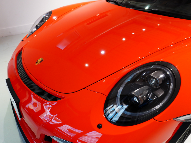 ポルシェ 911(Type991.1) GT3 RS　正規D車 左H ｽﾎﾟｰﾂｸﾛﾉ ｶｰﾎﾞﾝﾊﾞｹｯﾄ ｶｰﾎﾞﾝ&ﾌﾙﾚｻﾞｰｲﾝﾃﾘｱ PCCB Fﾘﾌﾀｰ ｽﾎﾟｴｸﾞ ﾅﾋﾞTV OPｶﾗｰ　2年保証付