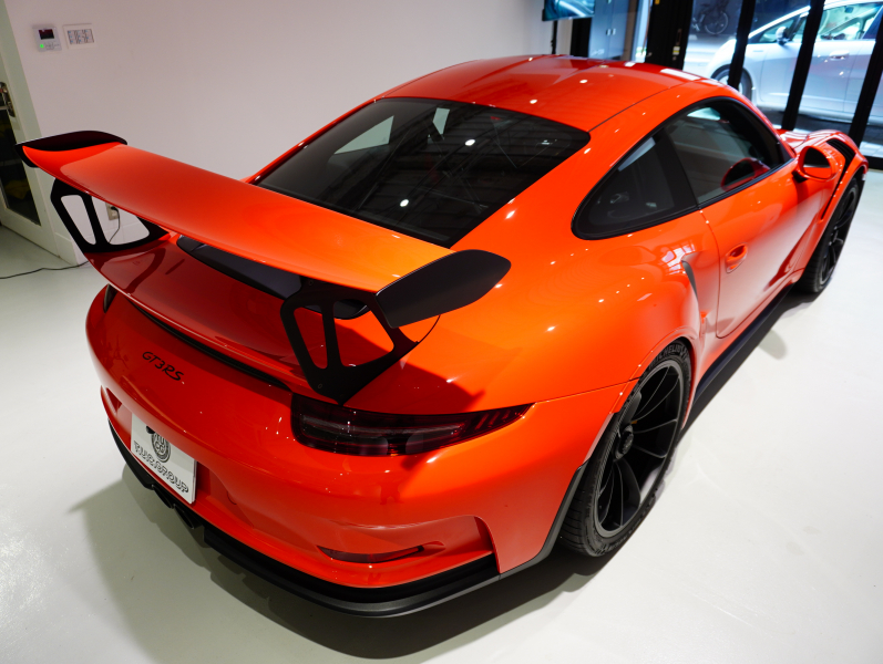 ポルシェ 911(Type991.1) GT3 RS　正規D車 左H ｽﾎﾟｰﾂｸﾛﾉ ｶｰﾎﾞﾝﾊﾞｹｯﾄ ｶｰﾎﾞﾝ&ﾌﾙﾚｻﾞｰｲﾝﾃﾘｱ PCCB Fﾘﾌﾀｰ ｽﾎﾟｴｸﾞ ﾅﾋﾞTV OPｶﾗｰ　2年保証付