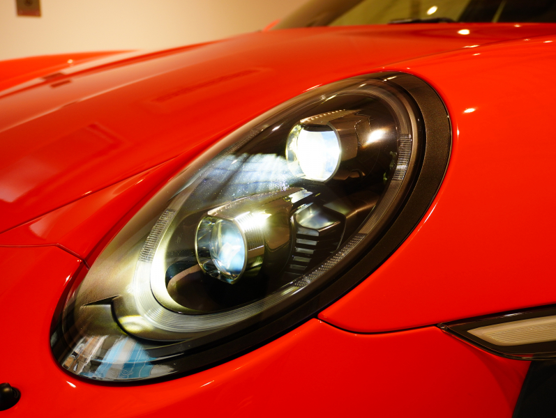 ポルシェ 911(Type991.1) GT3 RS　正規D車 左H ｽﾎﾟｰﾂｸﾛﾉ ｶｰﾎﾞﾝﾊﾞｹｯﾄ ｶｰﾎﾞﾝ&ﾌﾙﾚｻﾞｰｲﾝﾃﾘｱ PCCB Fﾘﾌﾀｰ ｽﾎﾟｴｸﾞ ﾅﾋﾞTV OPｶﾗｰ　2年保証付