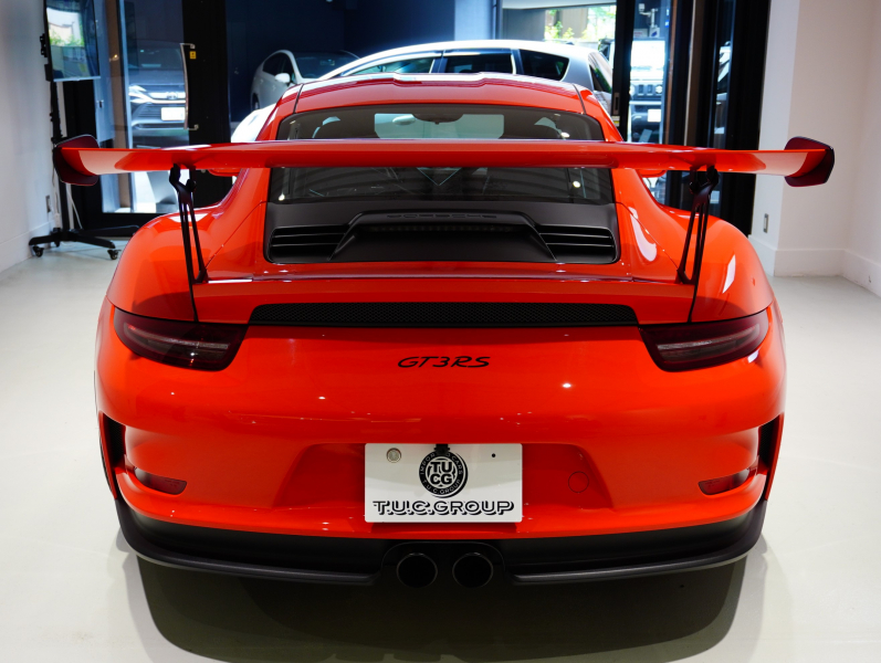 ポルシェ 911(Type991.1) GT3 RS　正規D車 左H ｽﾎﾟｰﾂｸﾛﾉ ｶｰﾎﾞﾝﾊﾞｹｯﾄ ｶｰﾎﾞﾝ&ﾌﾙﾚｻﾞｰｲﾝﾃﾘｱ PCCB Fﾘﾌﾀｰ ｽﾎﾟｴｸﾞ ﾅﾋﾞTV OPｶﾗｰ　2年保証付