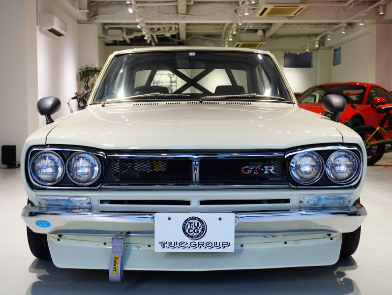 日産 スカイライン GT-R KPGC10 ﾊｺｽｶ　S20ｴﾝｼﾞﾝ ｿﾚｯｸｽ ﾀｺ足 ﾃﾞｭｱﾙﾏﾌﾗｰ ﾛｰﾙｹｰｼﾞ ﾜﾀﾅﾍﾞ15ｲﾝﾁAW