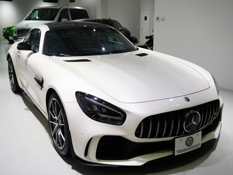 AMG GT R　後期ﾓﾃﾞﾙ 正規D車 ｷｰﾚｽｺﾞｰ AMGﾊﾞｹｯﾄｽﾎﾟｰﾂｼｰﾄ 純正ﾅﾋﾞTV CarPlay F&Bｶﾒﾗ AMGﾊﾟﾌｫｰﾏﾝｽEX ｶｰﾎﾞﾝｲﾝﾃﾘｱ LEDﾍｯﾄﾞﾗｲﾄ 20AW　2年保証付