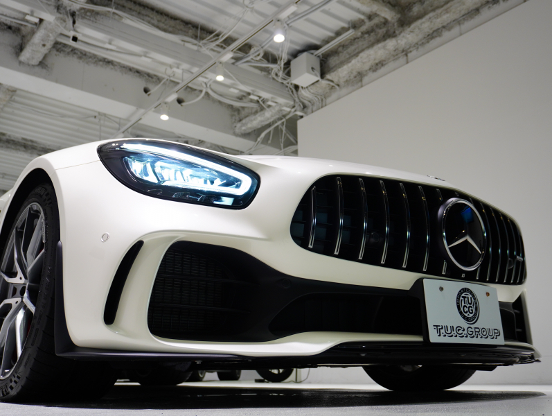 AMG GT R　後期ﾓﾃﾞﾙ 正規D車 ｷｰﾚｽｺﾞｰ AMGﾊﾞｹｯﾄｽﾎﾟｰﾂｼｰﾄ 純正ﾅﾋﾞTV CarPlay F&Bｶﾒﾗ AMGﾊﾟﾌｫｰﾏﾝｽEX ｶｰﾎﾞﾝｲﾝﾃﾘｱ LEDﾍｯﾄﾞﾗｲﾄ 20AW　2年保証付