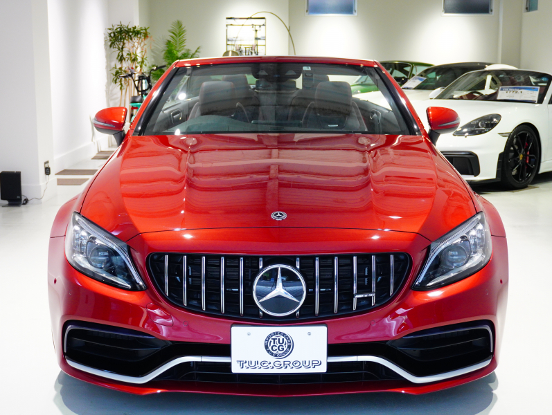 AMG Cクラス C63S ｶﾌﾞﾘｵﾚ ﾚｰﾀﾞｰSP　正規D車 後期ﾓﾃﾞﾙ 510ps 黒幌 赤黒ﾅｯﾊﾟ革 ﾅﾋﾞTV ﾌﾞﾙﾒｽﾀｰ ﾍｯﾄﾞｱｯﾌﾟﾃﾞｨｽﾌﾟﾚｲ ﾊﾟﾌｫｰﾏﾝｽEX ﾊﾟﾌｫｰﾏﾝｽｽﾃｱﾘﾝｸﾞ 専用19/20AW　2年保証