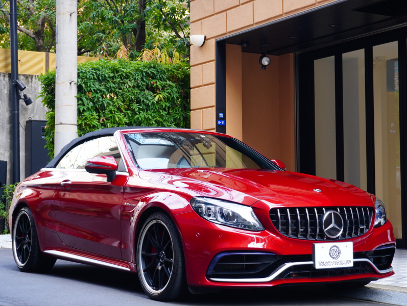 AMG Cクラス C63S ｶﾌﾞﾘｵﾚ ﾚｰﾀﾞｰSP　正規D車 後期ﾓﾃﾞﾙ 510ps 黒幌 赤黒ﾅｯﾊﾟ革 ﾅﾋﾞTV ﾌﾞﾙﾒｽﾀｰ ﾍｯﾄﾞｱｯﾌﾟﾃﾞｨｽﾌﾟﾚｲ ﾊﾟﾌｫｰﾏﾝｽEX ﾊﾟﾌｫｰﾏﾝｽｽﾃｱﾘﾝｸﾞ 専用19/20AW　2年保証