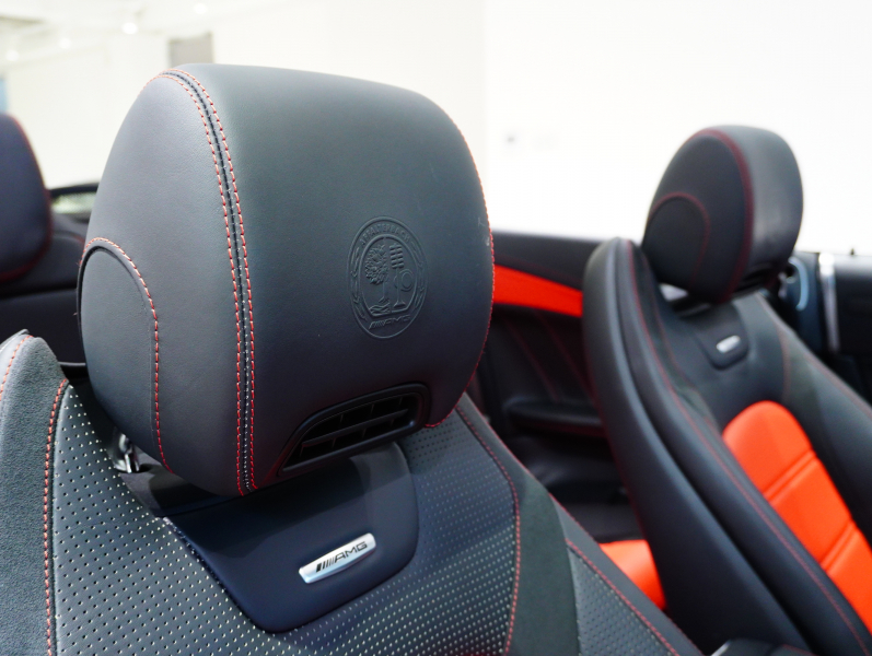 AMG Cクラス C63S ｶﾌﾞﾘｵﾚ ﾚｰﾀﾞｰSP　正規D車 後期ﾓﾃﾞﾙ 510ps 黒幌 赤黒ﾅｯﾊﾟ革 ﾅﾋﾞTV ﾌﾞﾙﾒｽﾀｰ ﾍｯﾄﾞｱｯﾌﾟﾃﾞｨｽﾌﾟﾚｲ ﾊﾟﾌｫｰﾏﾝｽEX ﾊﾟﾌｫｰﾏﾝｽｽﾃｱﾘﾝｸﾞ 専用19/20AW　2年保証