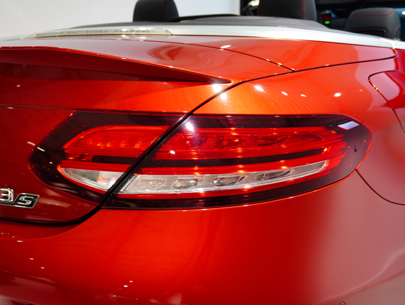 AMG Cクラス C63S ｶﾌﾞﾘｵﾚ ﾚｰﾀﾞｰSP　正規D車 後期ﾓﾃﾞﾙ 510ps 黒幌 赤黒ﾅｯﾊﾟ革 ﾅﾋﾞTV ﾌﾞﾙﾒｽﾀｰ ﾍｯﾄﾞｱｯﾌﾟﾃﾞｨｽﾌﾟﾚｲ ﾊﾟﾌｫｰﾏﾝｽEX ﾊﾟﾌｫｰﾏﾝｽｽﾃｱﾘﾝｸﾞ 専用19/20AW　2年保証