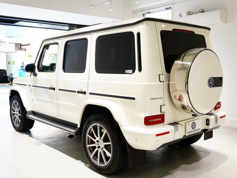 AMG Gクラス G63 AMGﾚｻﾞｰｴｸｽｸﾙｰｼﾌﾞPKG　正規D車 1ｵｰﾅｰ 左H Meｺﾈｸﾄ 黒革 ｻﾝﾙｰﾌ 純正ﾅﾋﾞTV Burmester AMGﾊﾟﾌｫｰﾏﾝｽEX AMG20ｲﾝﾁAW　2年保証