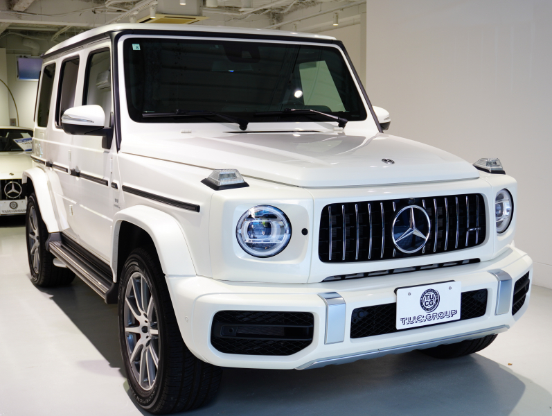 AMG Gクラス G63 AMGﾚｻﾞｰｴｸｽｸﾙｰｼﾌﾞPKG　正規D車 1ｵｰﾅｰ 左H Meｺﾈｸﾄ 黒革 ｻﾝﾙｰﾌ 純正ﾅﾋﾞTV Burmester AMGﾊﾟﾌｫｰﾏﾝｽEX AMG20ｲﾝﾁAW　2年保証