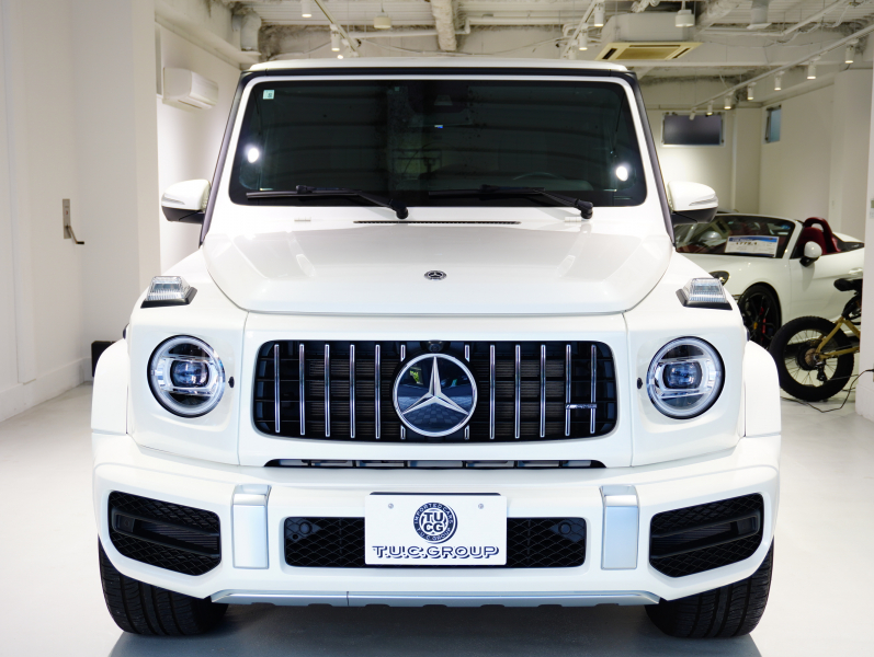 AMG Gクラス G63 AMGﾚｻﾞｰｴｸｽｸﾙｰｼﾌﾞPKG　正規D車 1ｵｰﾅｰ 左H Meｺﾈｸﾄ 黒革 ｻﾝﾙｰﾌ 純正ﾅﾋﾞTV Burmester AMGﾊﾟﾌｫｰﾏﾝｽEX AMG20ｲﾝﾁAW　2年保証