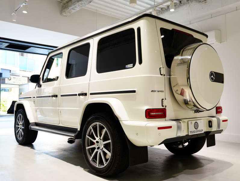 AMG Gクラス G63 AMGﾚｻﾞｰｴｸｽｸﾙｰｼﾌﾞPKG　正規D車 1ｵｰﾅｰ 左H Meｺﾈｸﾄ 黒革 ｻﾝﾙｰﾌ 純正ﾅﾋﾞTV Burmester AMGﾊﾟﾌｫｰﾏﾝｽEX AMG20ｲﾝﾁAW　2年保証
